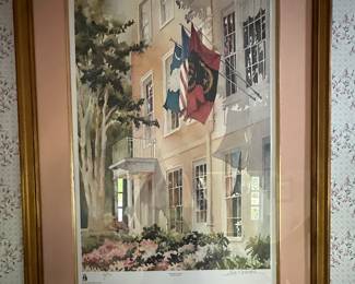 Betty Katy Walker Print "Presidents House"