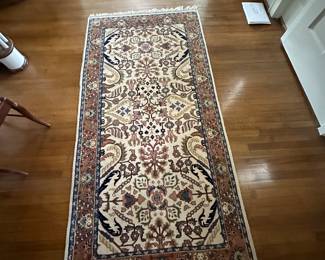 Hand Knotted Rug - @4' x 8'