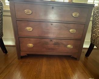 Antique Three Drawer Chest