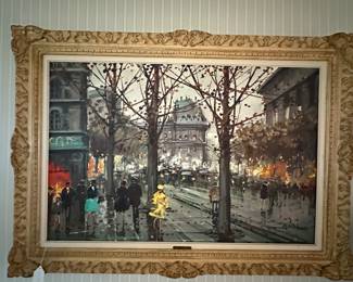 Oil on Canvas Signed