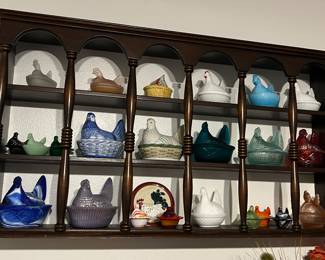 SMALL, MED AND LARGE CHICKENS AND ROOSTERS INCLUDING GLASS ONES