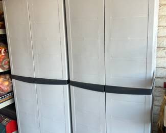 RUBBERMAID STORAGE CABINETS