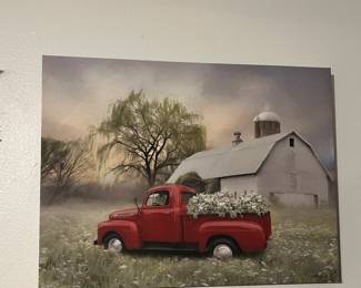 RED TRUCK ART