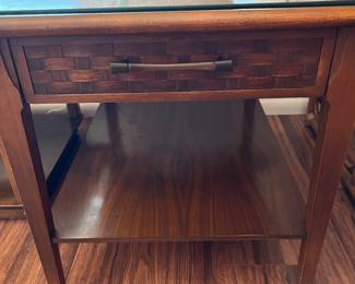 TWO MATCHING END TABLES AND COFFEE TABLE