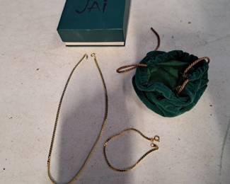 necklace and bracelet