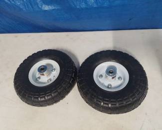 Pair of Tires and Wheels