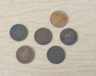 6 Indian Head Cents