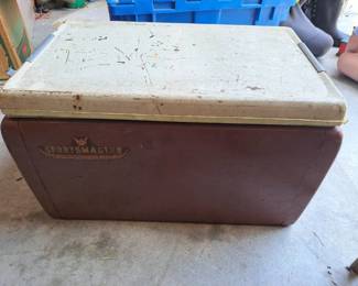 Vintage Metal Cooler