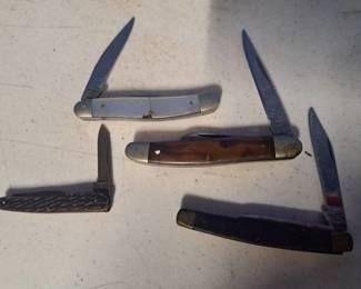 5 pocket knives - Japan