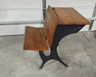 Antique School Desk
