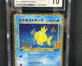 Pokemon Shining Magikarp JP 25th Anniv CGC 10 GEM