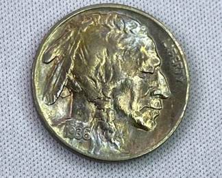 1936-S Buffalo Nickel High Grade w/ Nice Luster