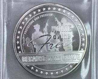 1oz Silver 'Home of the Free Because of the