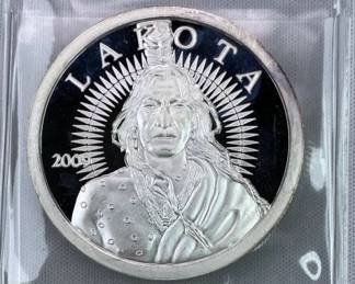 2009 Lakota Nation 1oz Silver .999 Prooflike