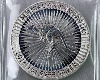 2016 Australia 1oz Silver .9999 Ultra Fine
