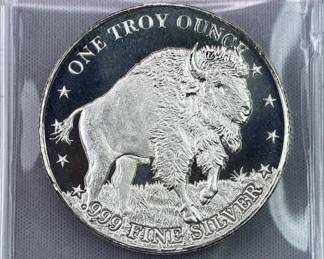1oz 999 Silver Buffalo Round