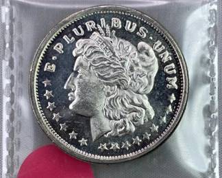 1oz 999 Silver Morgan Style Round