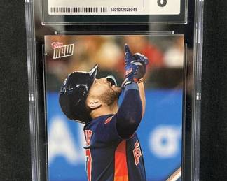 2023 Topps Now Jose Altuve 3 HR in 3 Innings CGC 8