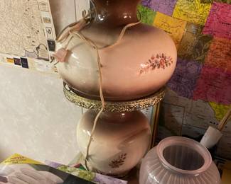 . . . Gone With the Wind-style lamp