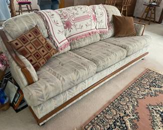 . . . upholstered couch