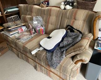 . . . upholstered couch