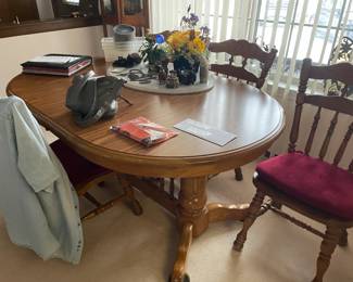 . . . and its matching dining table