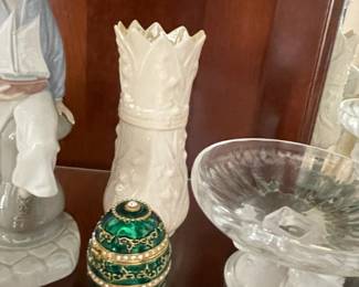 . . . egg -- Faberge?  time will tell . . . 