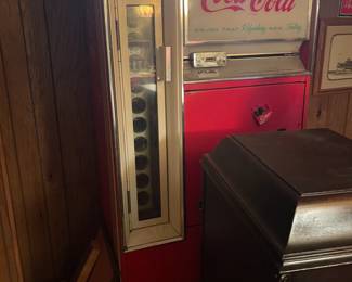 . . . another rare find -- Coke vending machine