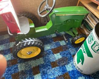 . . . John Deere child's tractor
