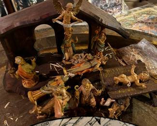 Two manger scenes