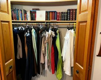 more clothing and books