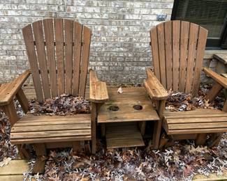 heavy solid wood rockers