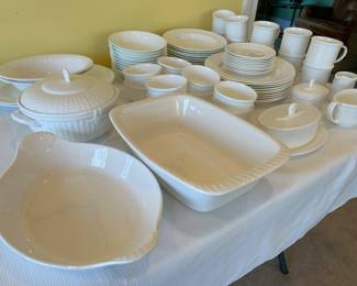 	#26	Wedgewood Nantucket Service for 10 + serving pieces 	 $500.00 				