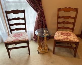 	#49	Side chairs set of 2	 $40.00 				