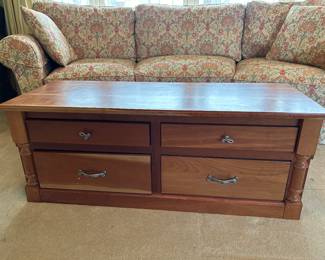 	#8	Coffee table 48x18x18	 $40.00 				