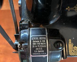 *	#60	Singer 221-1 with accessories	 $450.00 				