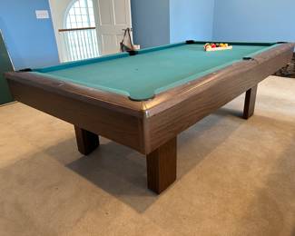 	#74	Briarwood IV Brunswick pool table with accessories	 $200.00 				