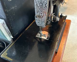 *	#60	Singer 221-1 with accessories	 $450.00 				