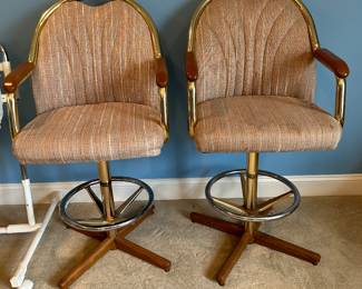 	#72	2 vintage barstools 	 $40.00 				