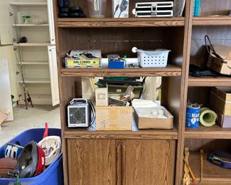 	#96	Shelving with cabinet 30x15x72	 $40.00 				
					