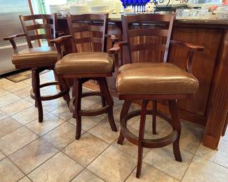 	#24	Swivel barstools 31'H set of 3	 $150.00 				
