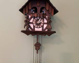 	#5	Vintage German cuckoo clock 	 $60.00 				