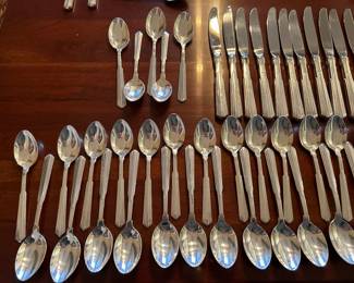 *	#103	Kirk Steiff Sterling service for 16 + serving 102 pcs	 $2,000.00 				