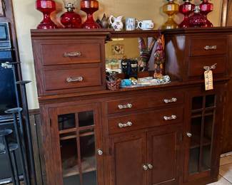 Antique Farm House Kitchen Cabinet