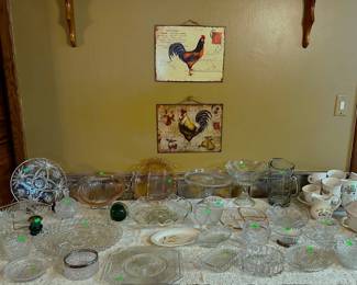 Depression Glass, Mid Century Glass