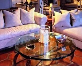 Living Room Closeup -Sofa Chaise Coffee Table etc. 