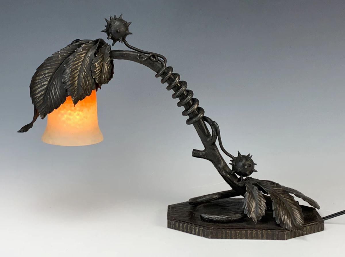 Art Deco lamp signed Schneider