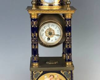 Royal Vienna portico clock