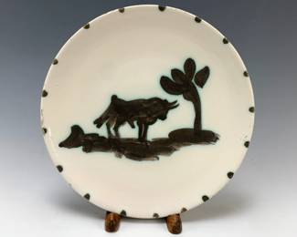 Picasso pottery plate