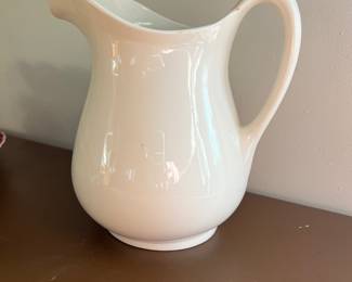 Thompson ironstone pitcher in beautiful condition